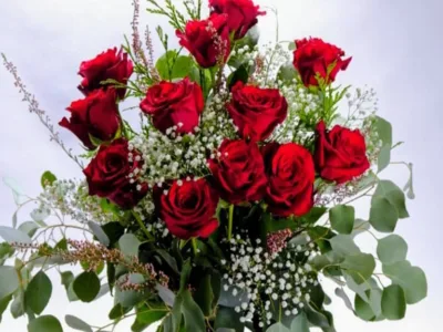 Ramo de 12 rosas rojas